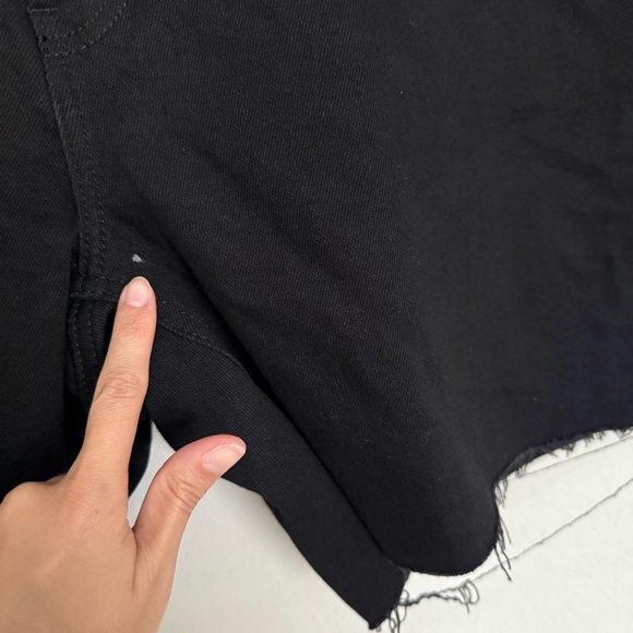 Old Navy Black High Rise O.G. Straight Jean Shorts Plus Size 3X Womens Casual - Picture 6 of 6